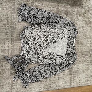 Abercrombie and fitch Black and White Women's Top